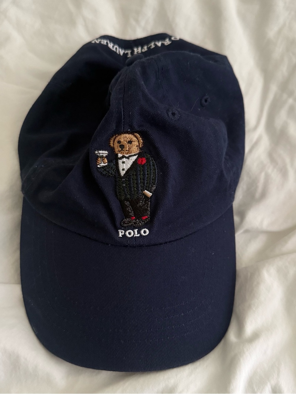 Rare limited edition by Ralph Lauren Martini Polo Bear Cap